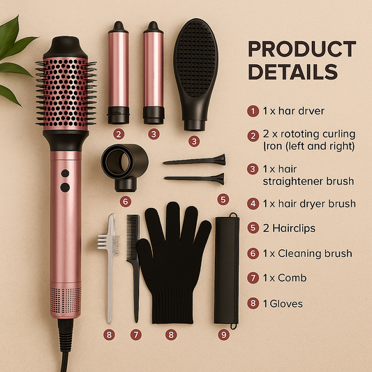 Brightup 5 in 1 Hair styler